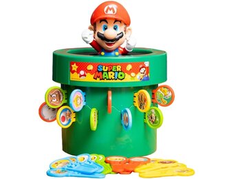 TOMY Pop Up Super Mario Board Game | 2-4 Players | Boys & Girls Aged 4 and Up | Family & Preschool Game