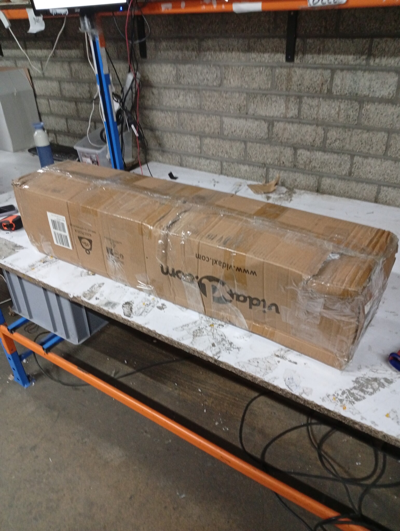 vidaXL Kunstkerstboom wit L 240 cm