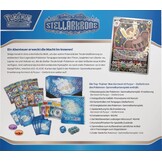 Pokémon - Verzamelkaartspel: Top Trainer-Box Karmesin & Purpur – Stellarkrone (1 full-screen promokaart, 9 boosterpacks & premium accessoires)