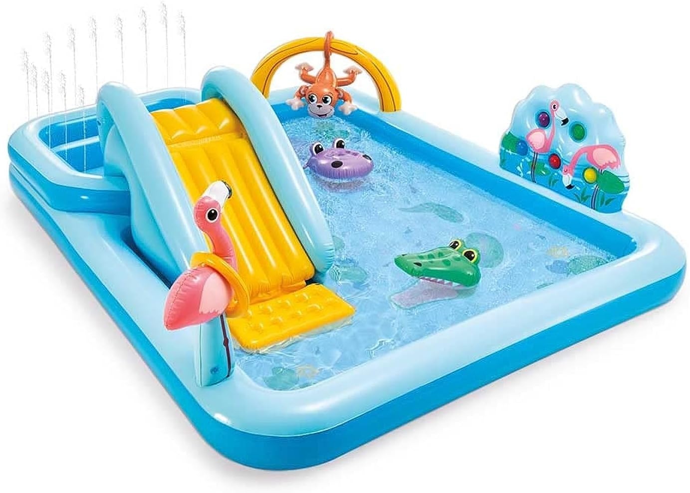 Intex Jungle Adventure Speelcentrum Blauw - 244 x 198 x 71 cm