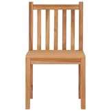 vidaXL Tuinstoelen 2 st massief teakhout