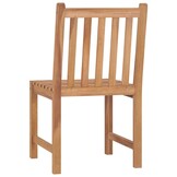 vidaXL Tuinstoelen 2 st massief teakhout
