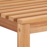 vidaXL Tuinstoelen 2 st massief teakhout