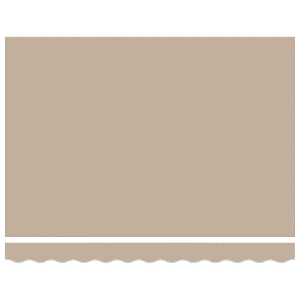 vidaXL Vervangingsdoek voor zonnescherm Beige 235 x 195 cm Polyester