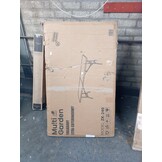 Klaptafel voor buiten 240 x 70 cm Wit – Opvouwbaar tot koffer