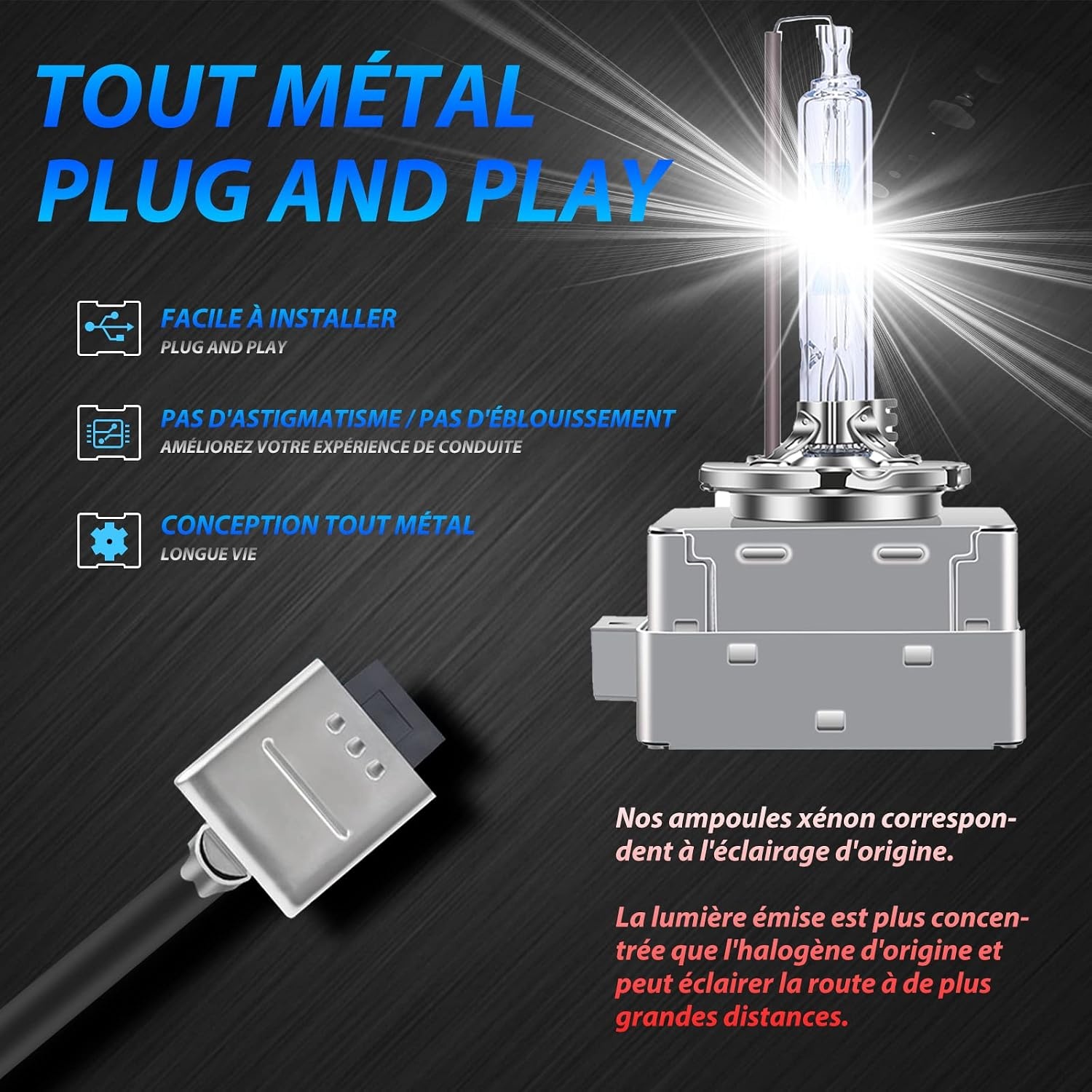 Xenon HID Autolamp D1S 35W 6000K Wit 12V (set van 2)