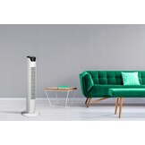 Kolomventilator VS5100 Wit | 3 standen (normaal, natuurlijk, slaap) | 65° oscillerend | LED-display | 7u timer
