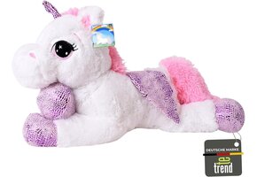 Pluchen Eenhoorn 60cm - Met Glitter, Wasbaar & 40% Korting