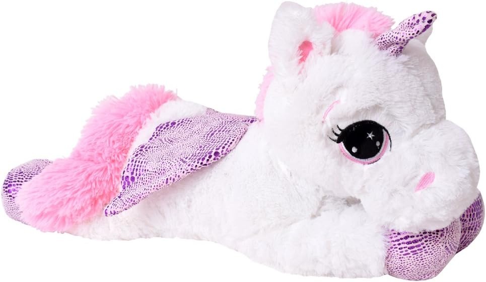 TE-Trend Zachte stoffen eenhoorn 60 cm - creatieve knuffeleenhoorn voor behaaglijke uren en magische avonturen