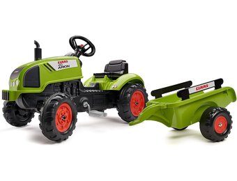 Falk Claas Tractor Arion 410 Set 2/5 | Tractor voor kinderen – buitenspel – gemaakt in Frankrijk – stuurwiel met claxon – 75% gerecycled kunststof – 2041C
