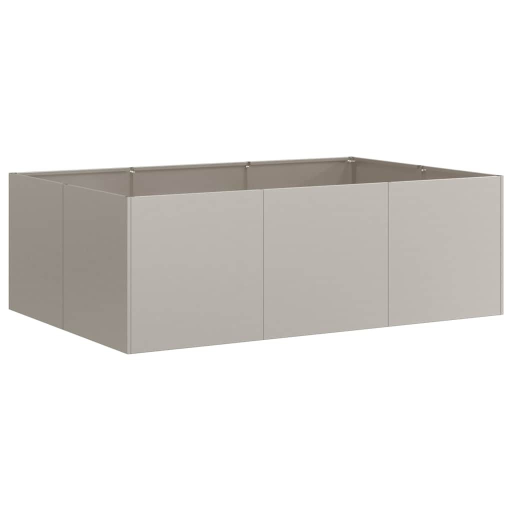 vidaXL Plantenbak roestig 120x80x40 cm weervast staal