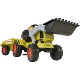 BIG Claas Celtis Loader met aanhanger, kindertractoren, speelgoed met precisie-kettingaandrijving, 3-voudig verstelbare zitting, tot 50 kg, Claas-licentie, voor kinderen vanaf 3 jaar