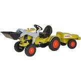 BIG Claas Celtis Loader met aanhanger, kindertractoren, speelgoed met precisie-kettingaandrijving, 3-voudig verstelbare zitting, tot 50 kg, Claas-licentie, voor kinderen vanaf 3 jaar