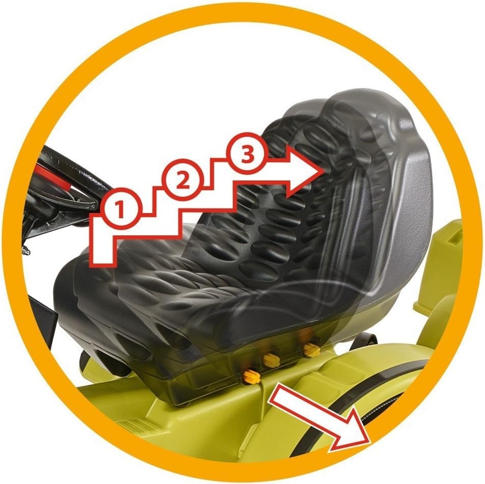 BIG Claas Celtis Loader met aanhanger, kindertractoren, speelgoed met precisie-kettingaandrijving, 3-voudig verstelbare zitting, tot 50 kg, Claas-licentie, voor kinderen vanaf 3 jaar
