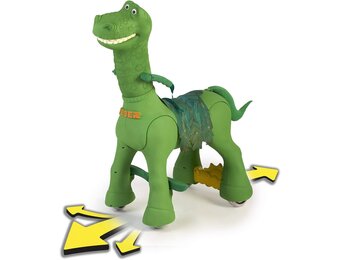 FEBER- My Friendly Dino 12 V, electronic vehicle pet dinosaur (Famosa 800012630)