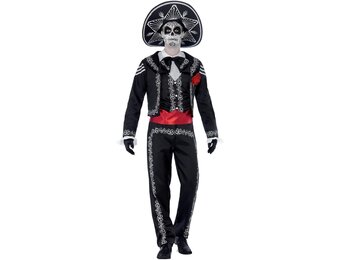 Day of the Dead Senor Bones Costume - XL (XL)