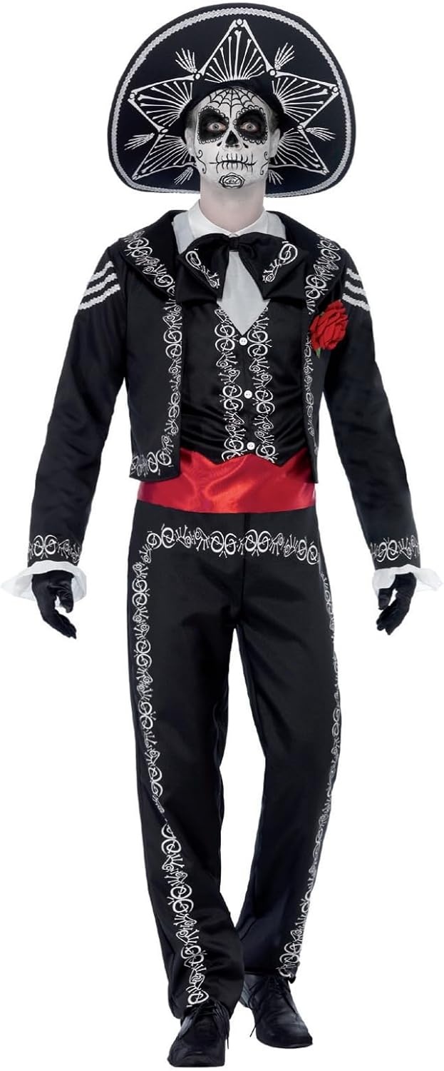 Day of the Dead Senor Bones Costume - XL (XL)