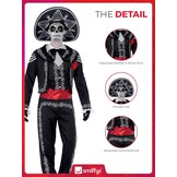 Day of the Dead Senor Bones Costume - XL (XL)
