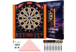 Elektronisch dartbord met 12 pijlen & 8 spelers - 41% korting