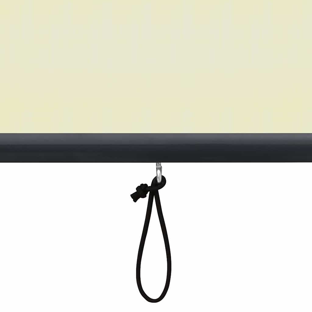 vidaXL Rolgordijn voor buiten 80x250 cm crème