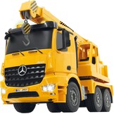JAMARA 404950 - heavy duty crane Mercedes Arocs 1:20 2.4G - swivel and extendable crane, lift / lower rope, realistic engine sound, horn, reversing warning sound, 4