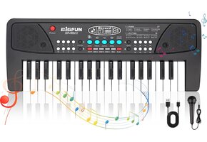 Kinderpiano 37 Toetsen met Microfoon - 8 Instrumenten | 39% Korting
