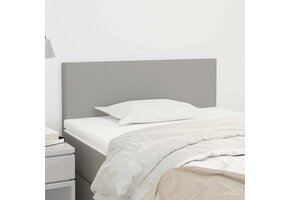 Hoofdbord Lichtgrijs Stof 100x5x78/88cm - 77% Korting
