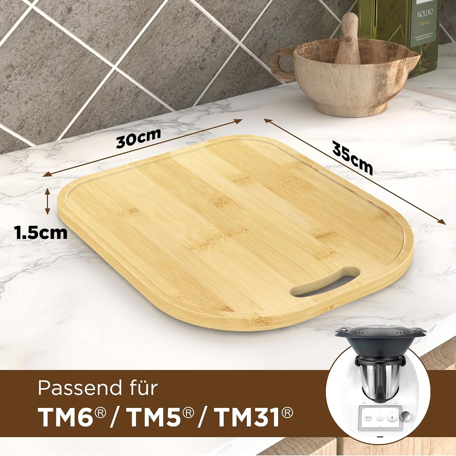 Houten Sliding Board voor Thermomix TM5/TM6 - 74% Korting