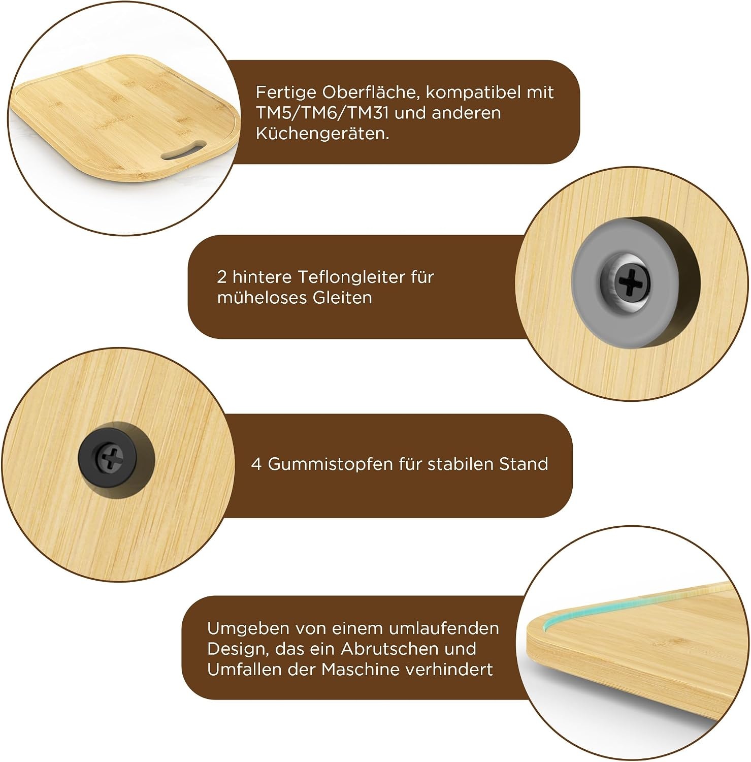 Houten Sliding Board voor Thermomix TM5/TM6 - 74% Korting