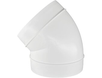 Kunststof Buisbocht 45 graden Ø 125mm - 80% Korting!