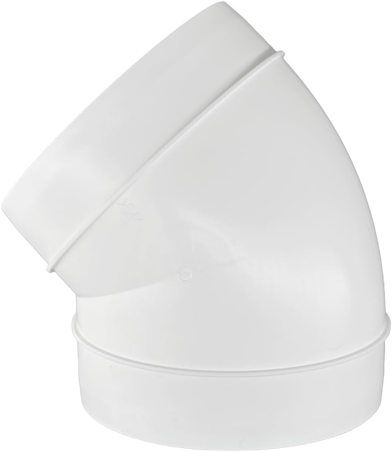 Kunststof Buisbocht 45 graden Ø 125mm - 80% Korting!
