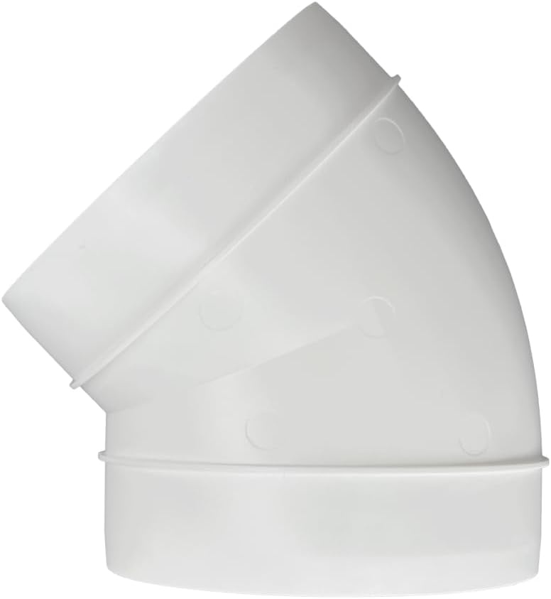 Kunststof Buisbocht 45 graden Ø 125mm - 80% Korting!