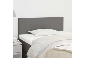 Hoofdbord Donkergrijs Stof 100x5x78/88 cm (83% Korting)