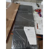 Hoofdbord Donkergrijs Stof 100x5x78/88 cm (83% Korting)