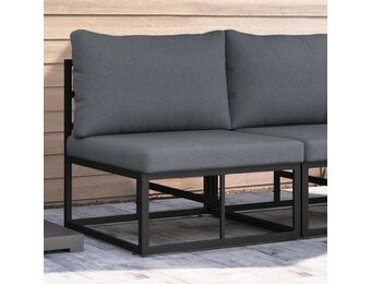 Moderne Aluminium Tuinstoel Zwart - 57% Korting