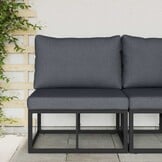 Moderne Aluminium Tuinstoel Zwart - 57% Korting