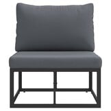 Moderne Aluminium Tuinstoel Zwart - 57% Korting