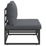 Moderne Aluminium Tuinstoel Zwart - 57% Korting