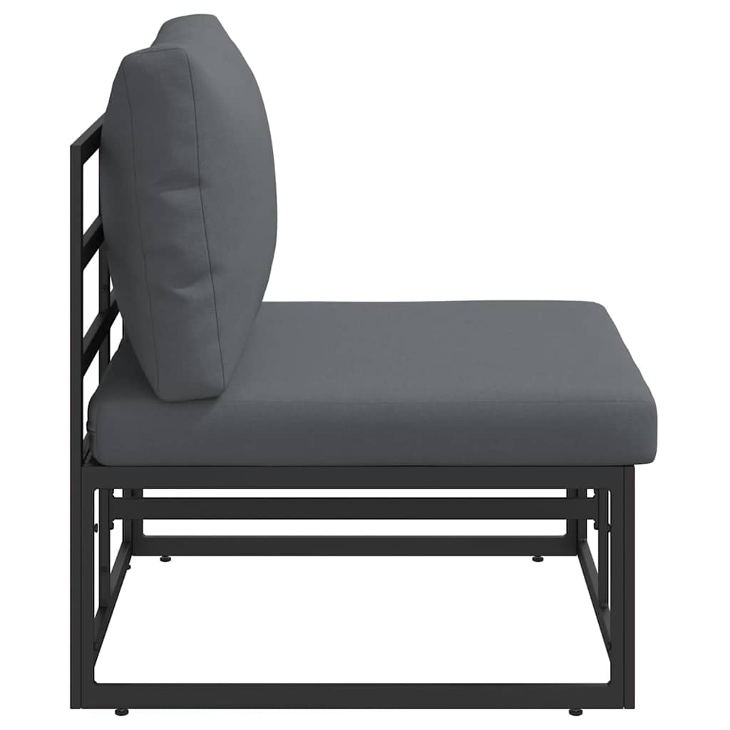 Moderne Aluminium Tuinstoel Zwart - 57% Korting