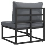 Moderne Aluminium Tuinstoel Zwart - 57% Korting