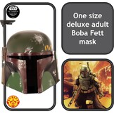 Star Wars Deluxe Boba Fett Costume Mask Adult One Size
