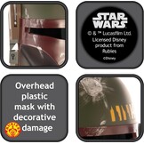 Star Wars Deluxe Boba Fett Costume Mask Adult One Size