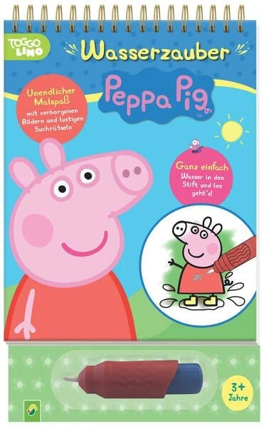 Peppa Pig Magisch Water Kleurboek met Waterpen