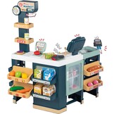 Smoby - Maxi Market - Supermarket for children - Shopping cart, shelves, boxes, vegetables, fruits - Cooling area - Numerous accessories - From 3 years old - Made in France