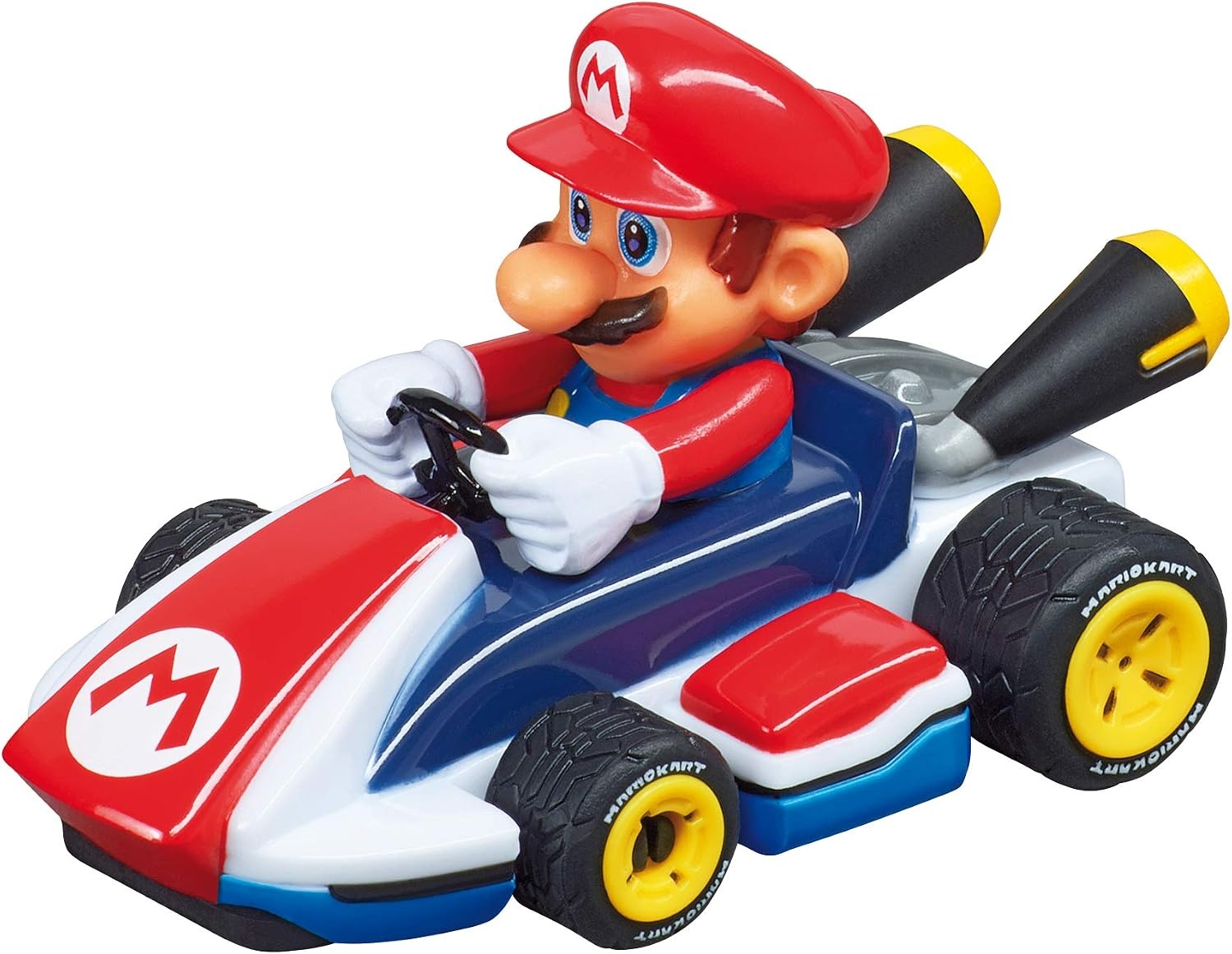 Carrera 20063028 First Nintendo Mario Kart racebaanset, 2,9 m elektrische racebaan met afstanddelen en handregelaar op schaal 1:50, voor maximaal 2 spelers, voor kinderen vanaf 3 jaar en volwassenen