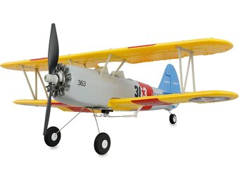 Amewi AMXFlight N2S-2 Stearman 360mm 6G/3D 6-kanaals RTF op afstand bestuurbaar vliegtuig RC