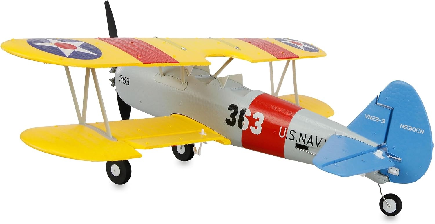 Amewi AMXFlight N2S-2 Stearman 360mm 6G/3D 6-kanaals RTF op afstand bestuurbaar vliegtuig RC