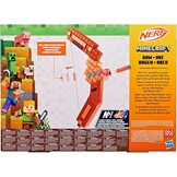 Nerf Minecraft Bow-dartblaster, doorladen met terugtrekpees, 8 Nerf N1-darts, alleen te gebruiken met Nerf N1-dartblasters, leeftijd 8+