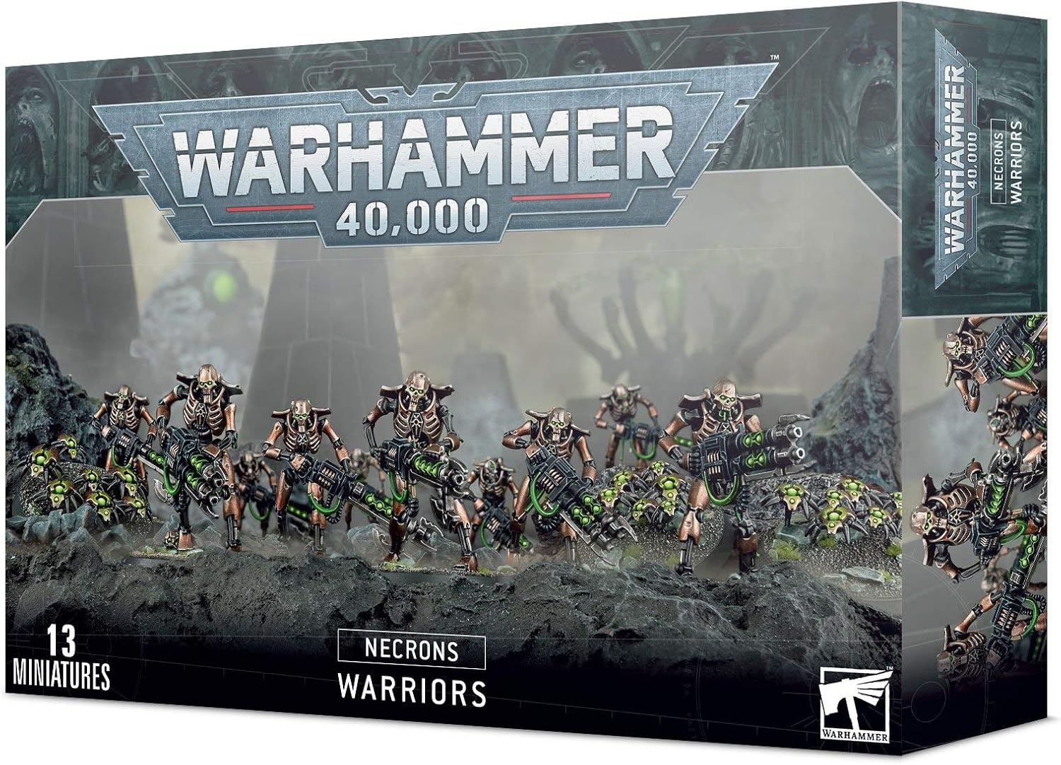 Warhammer 40k - Necron Warriors, Zwart
