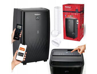 Mobiele airco 9000 BTU - wifi - verwarmen en ontvochtigen